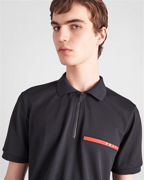 prada mens polo tops|prada polo tee price.